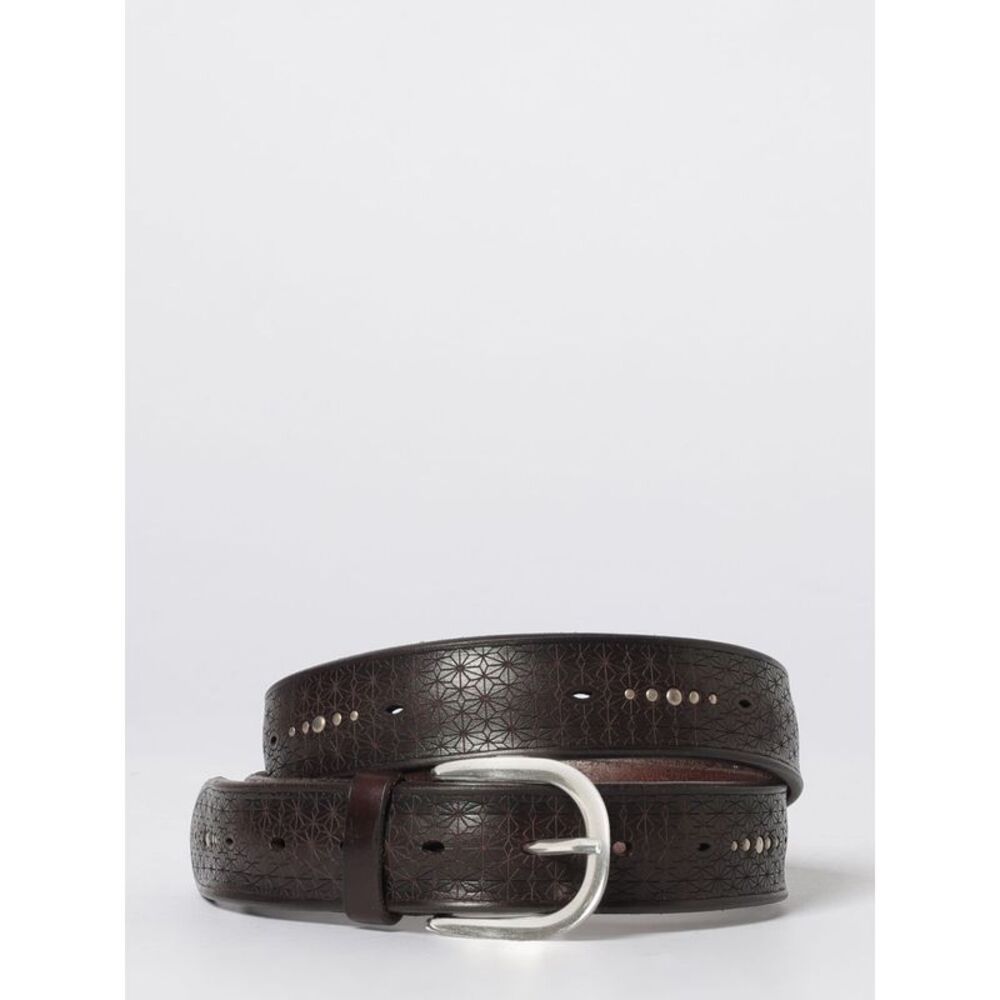 Orciani Men Orciani Belt In Embossed Leather With Studs